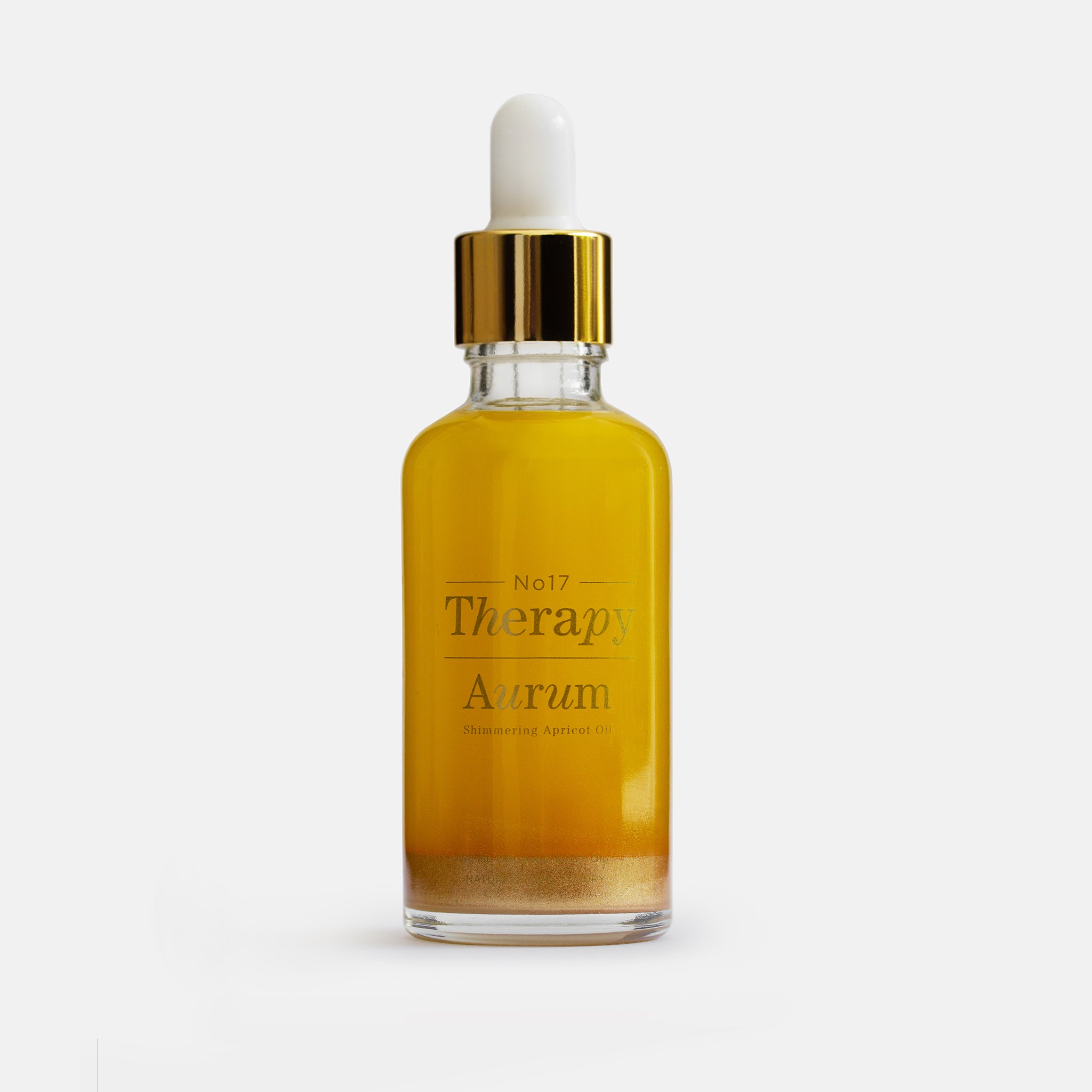 No17 Therapy Aurum Shimmer Body Oil Økologisk Abrikos kerneolie 1
