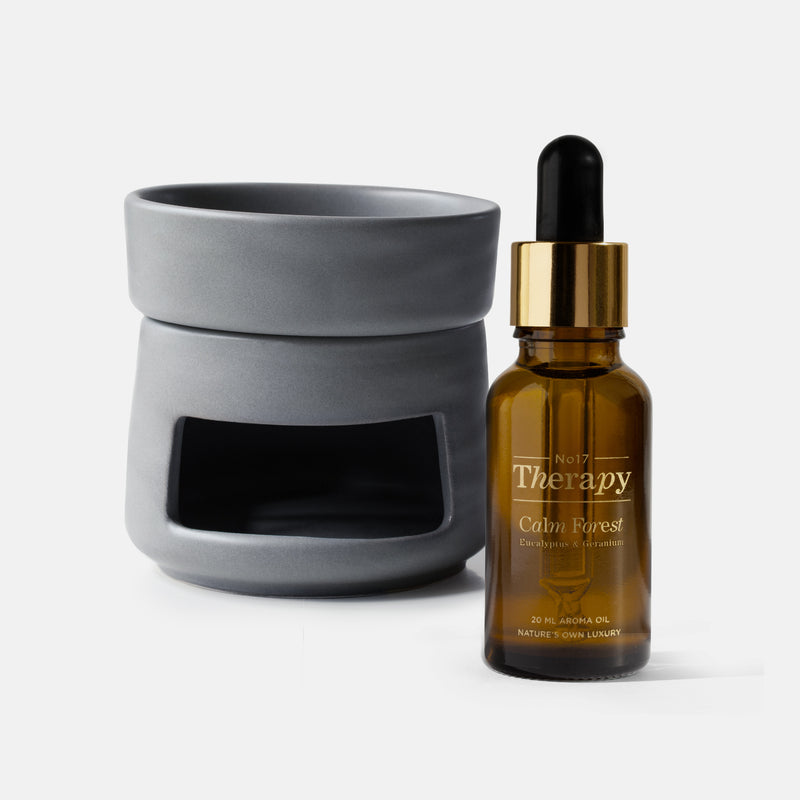 Caligo Lamp Diffuser Gray & Calm Forest Æterisk Aroma Olie